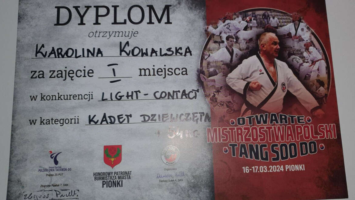 Dwa złote medale oraz brąz dla Karoliny Kowalskiej!