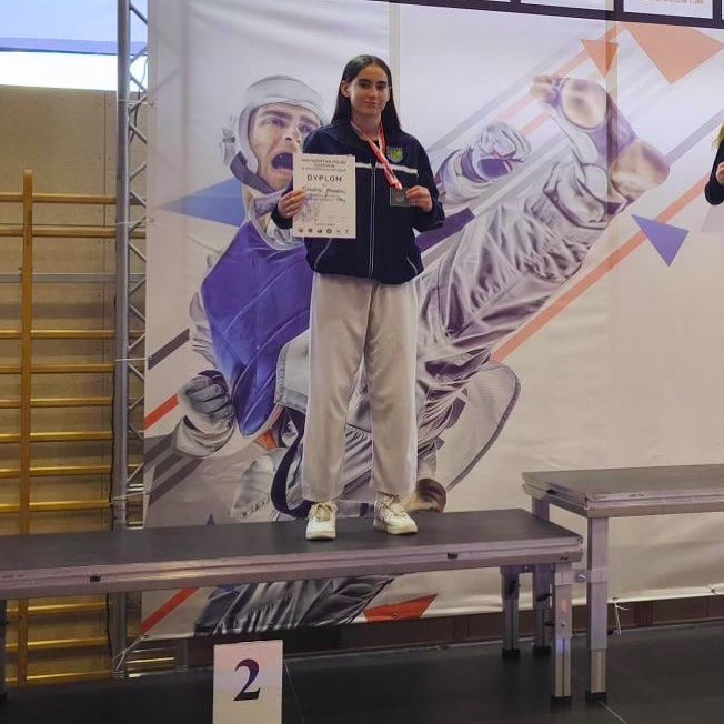 Karolina Kowalska na 2 miejscu w Mistrzostwach Polski Juniorów w Taekwondo Olimpijskim