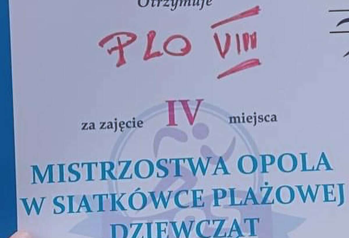 4 miejsce w Mistrzostwach „na plaży”