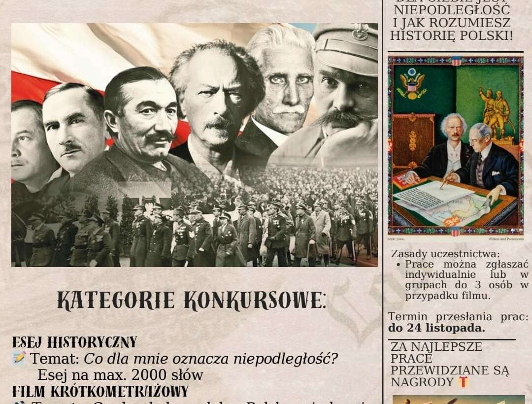 Zapraszamy do udziału w konkursie niepodległościowym