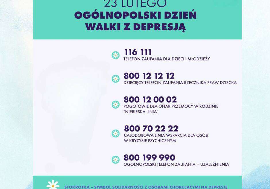 Ogólnopolski dzień walki z depresją