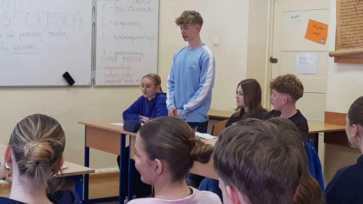 Debata oksfordzka na lekcjach języka polskiego
