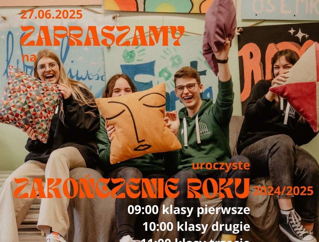 Uroczyste zakończenie roku szkolnego 2024/25