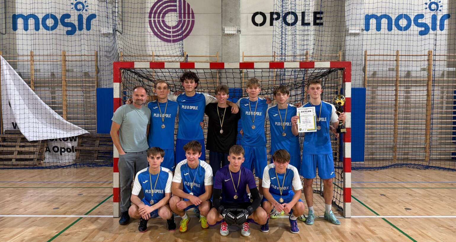 Wicemistrzostwo Miasta Opola w Futsalu męskiej reprezentacji szkoły