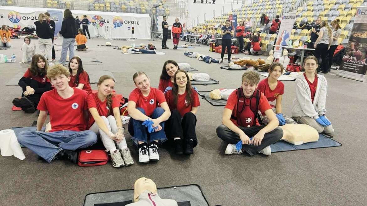 Nasz team na wczorajszym wydarzeniu w Stegu Arena, Opole w Rytmie Serca