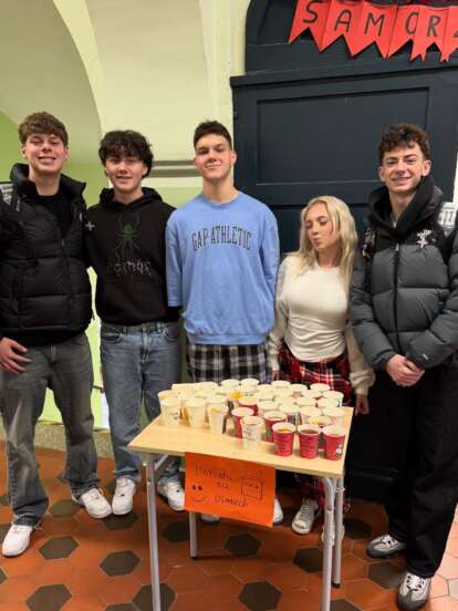 Herbatka za uśmiech i dzień piżamy z naszym Samorządem Uczniowskim