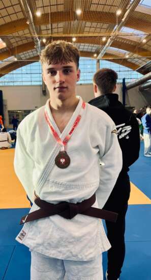 Kacper Kapuśniak wywalczył brązowy medal w JUDO podczas Pucharu Polski Juniorów i Juniorek