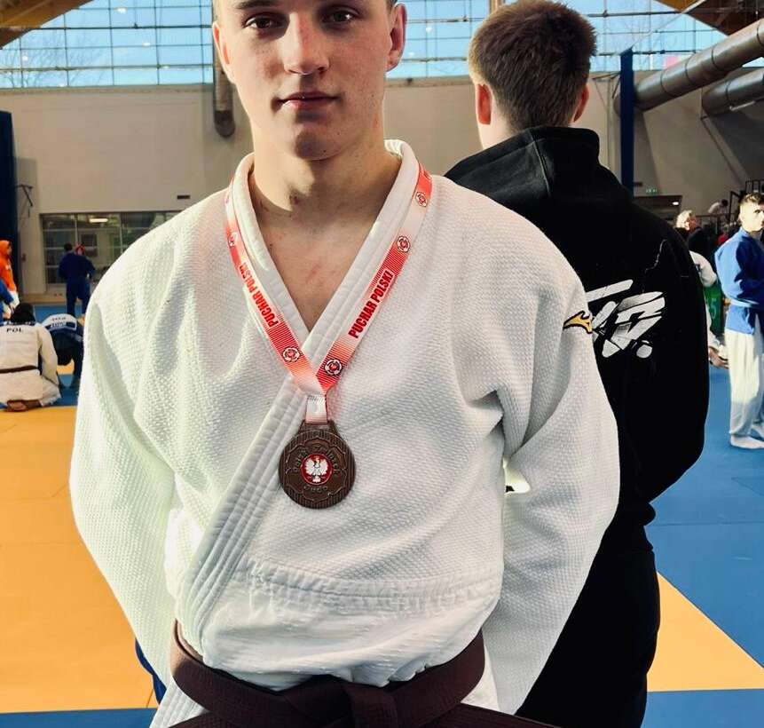 Kacper Kapuśniak wywalczył brązowy medal w JUDO podczas Pucharu Polski Juniorów i Juniorek