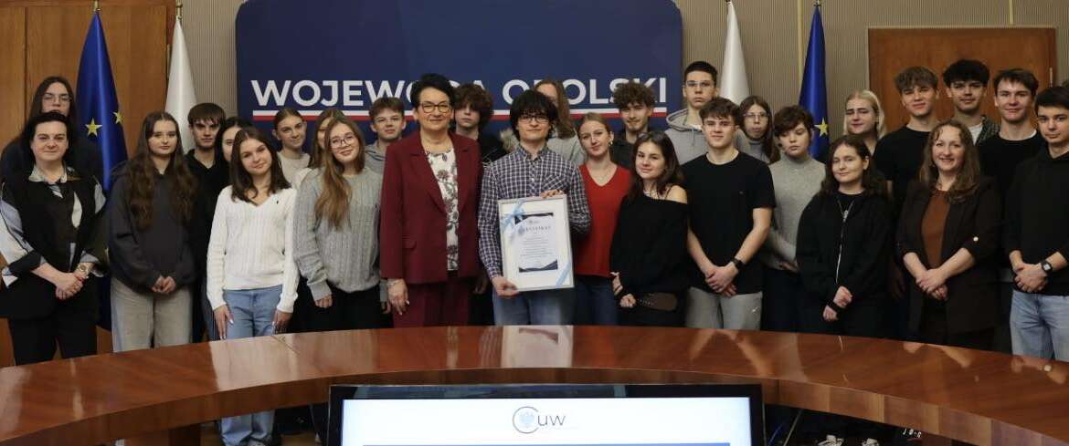 Lekcja obywatelska Opolskim Urzędzie Wojewódzkim