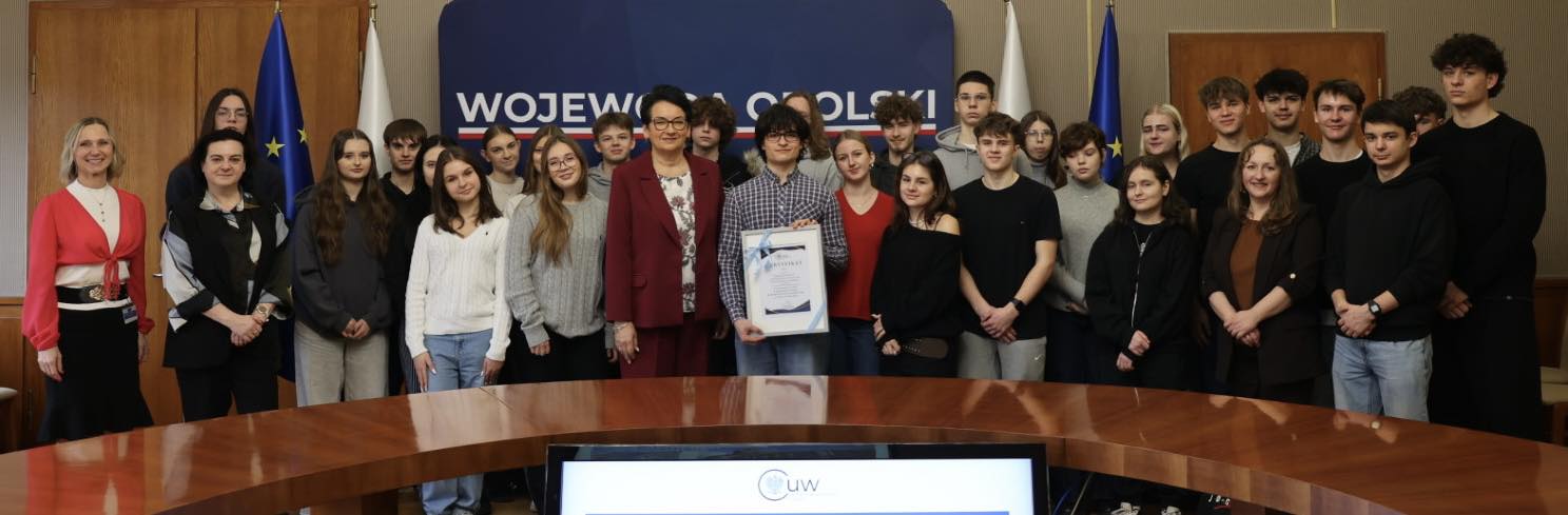 Lekcja obywatelska Opolskim Urzędzie Wojewódzkim