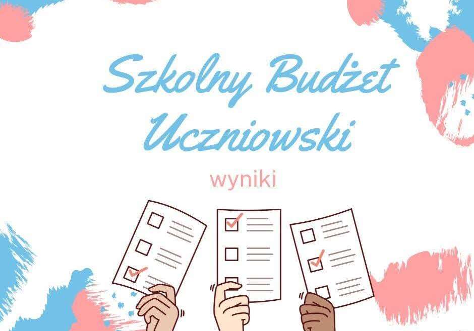 Wyniki głosowania tegorocznej edycji Szkolnego Budżetu Uczniowskiego