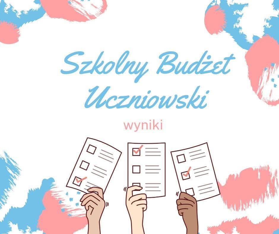 Wyniki głosowania tegorocznej edycji Szkolnego Budżetu Uczniowskiego