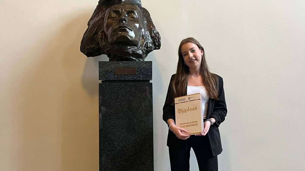 Maria Bartek została finalistką 49. Ogólnopolskiej Olimpiady Języka Niemieckiego