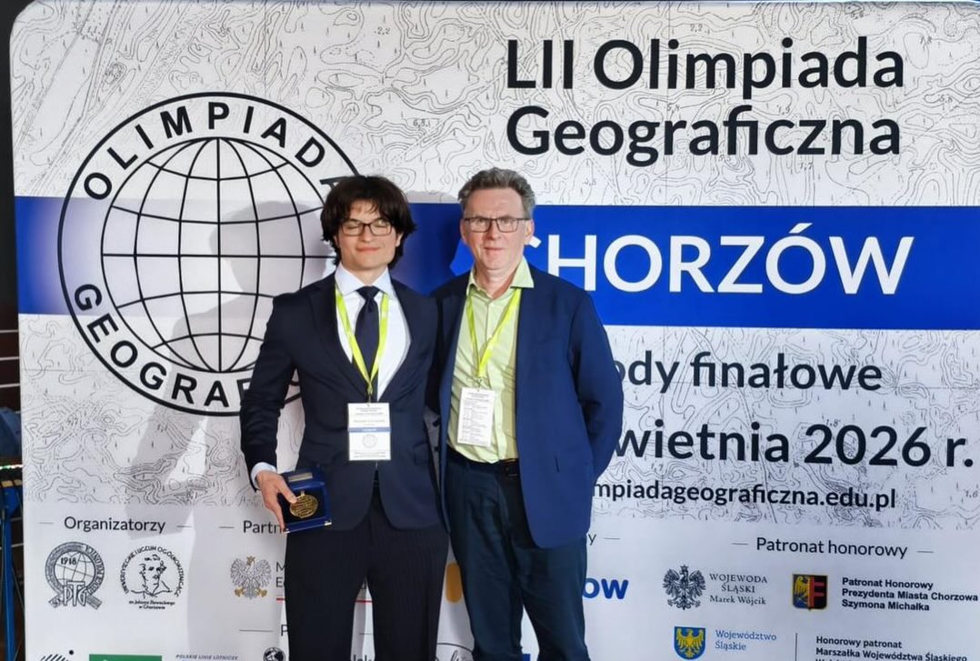 Wojciech sobczyński laureatem 52. Olimpiady Geograficznej