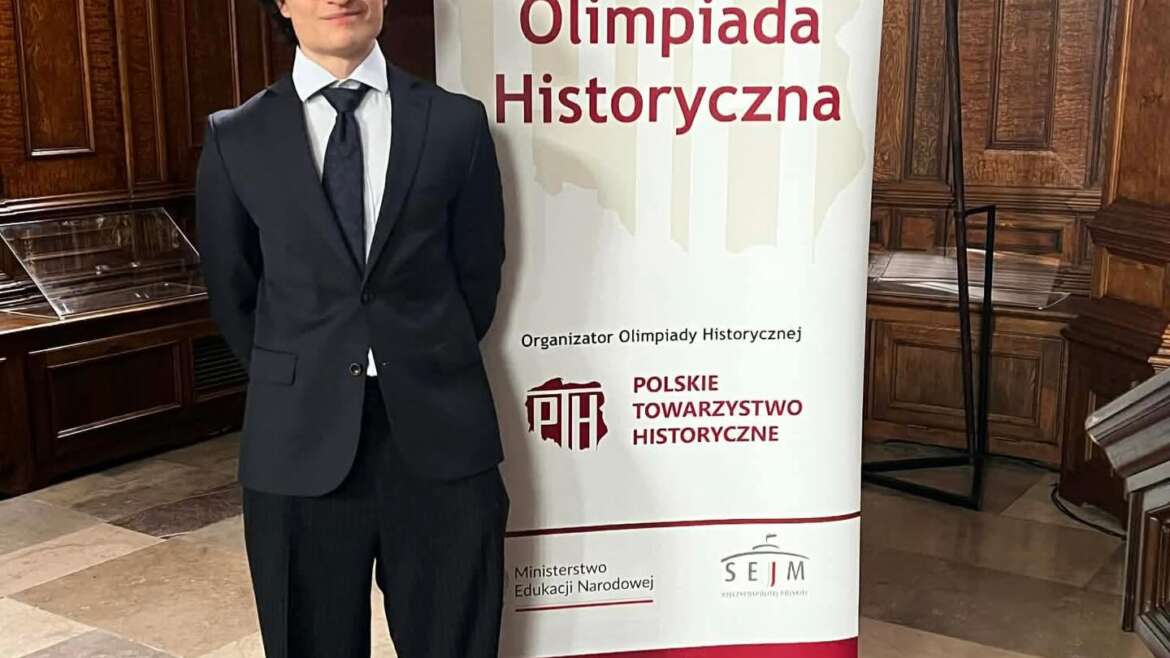 Wojciech Sobczyński finalistą LII Olimpiady Historycznej